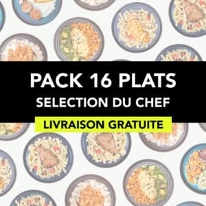 Pack 16 plats - Sélection du chef (livraison incluse)